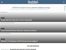 Tablet Screenshot of klasbilgi.com